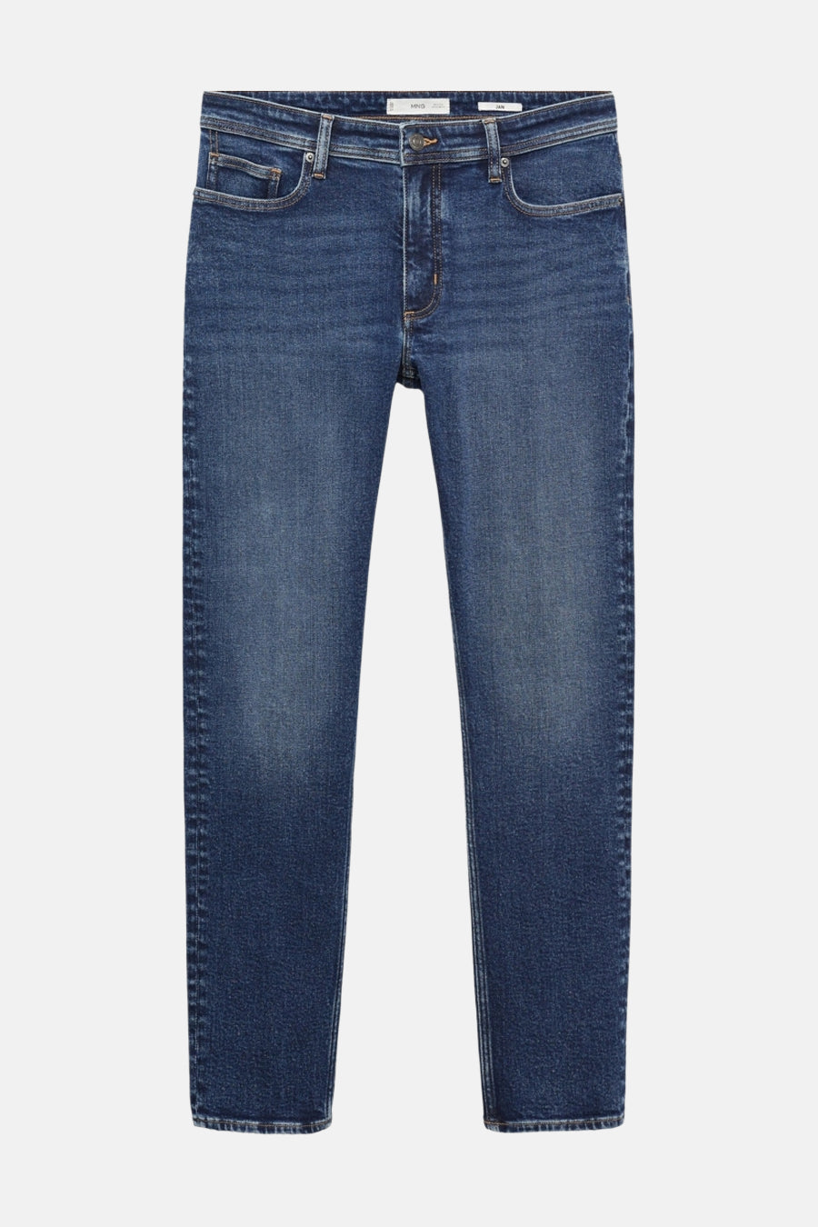 Jeans slim Mid blue denim - Mango