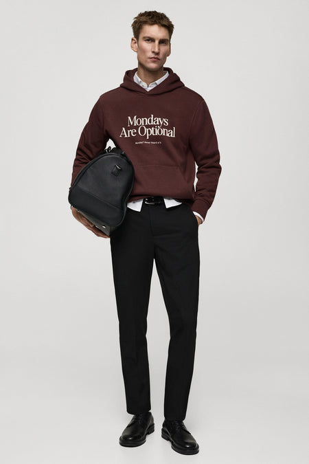 Sweater met ronde hals Rood - Mango