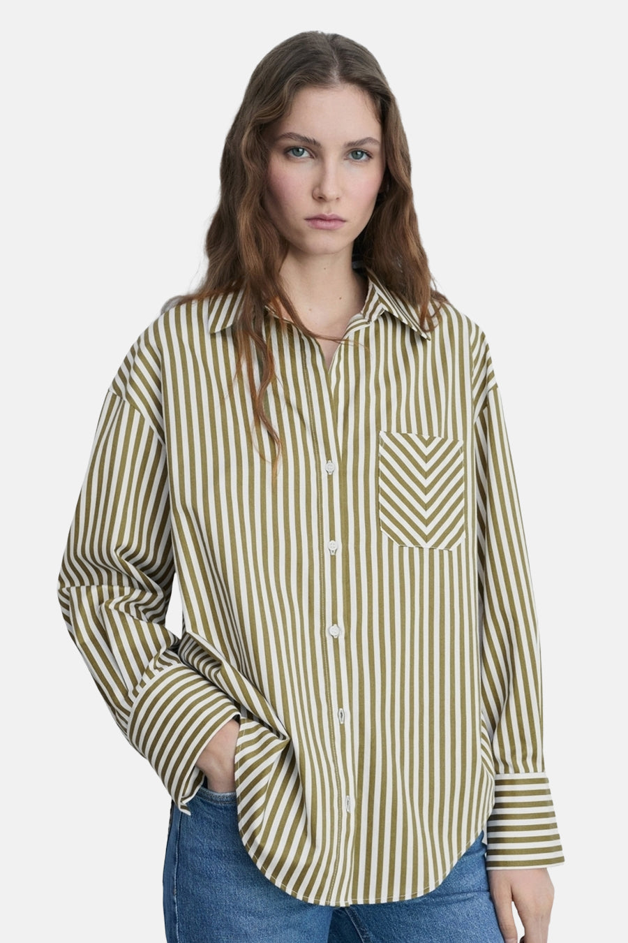 Hemd (lange mouwen) Groen - Mango