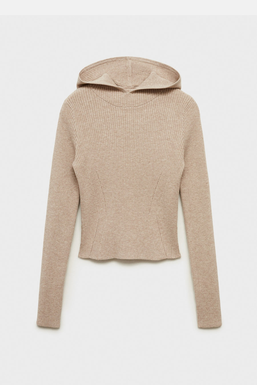 Trui met ronde hals Beige - Mango