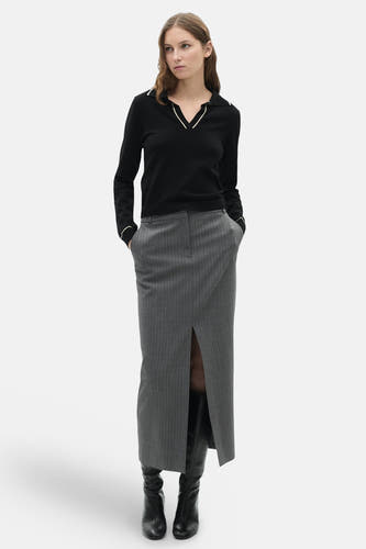 Trui met V-hals Multicolor - Mango