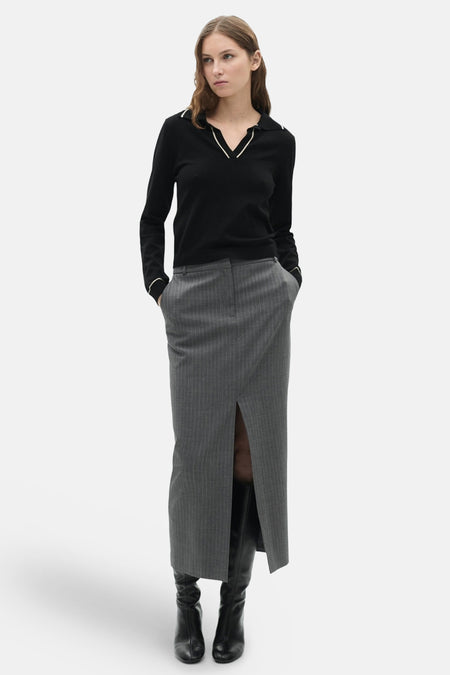 Trui met V-hals Multicolor - Mango