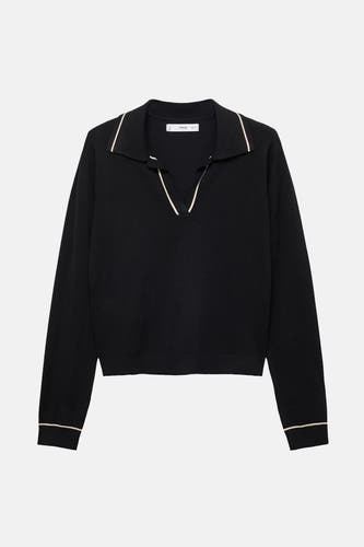 Trui met V-hals Multicolor - Mango