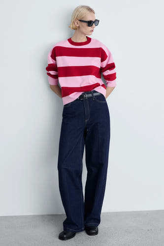 Trui met ronde hals Rood - Mango