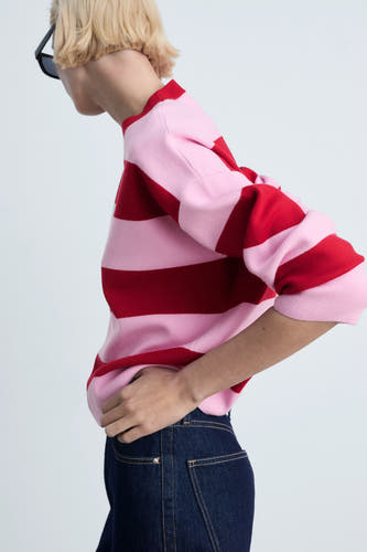 Trui met ronde hals Rood - Mango