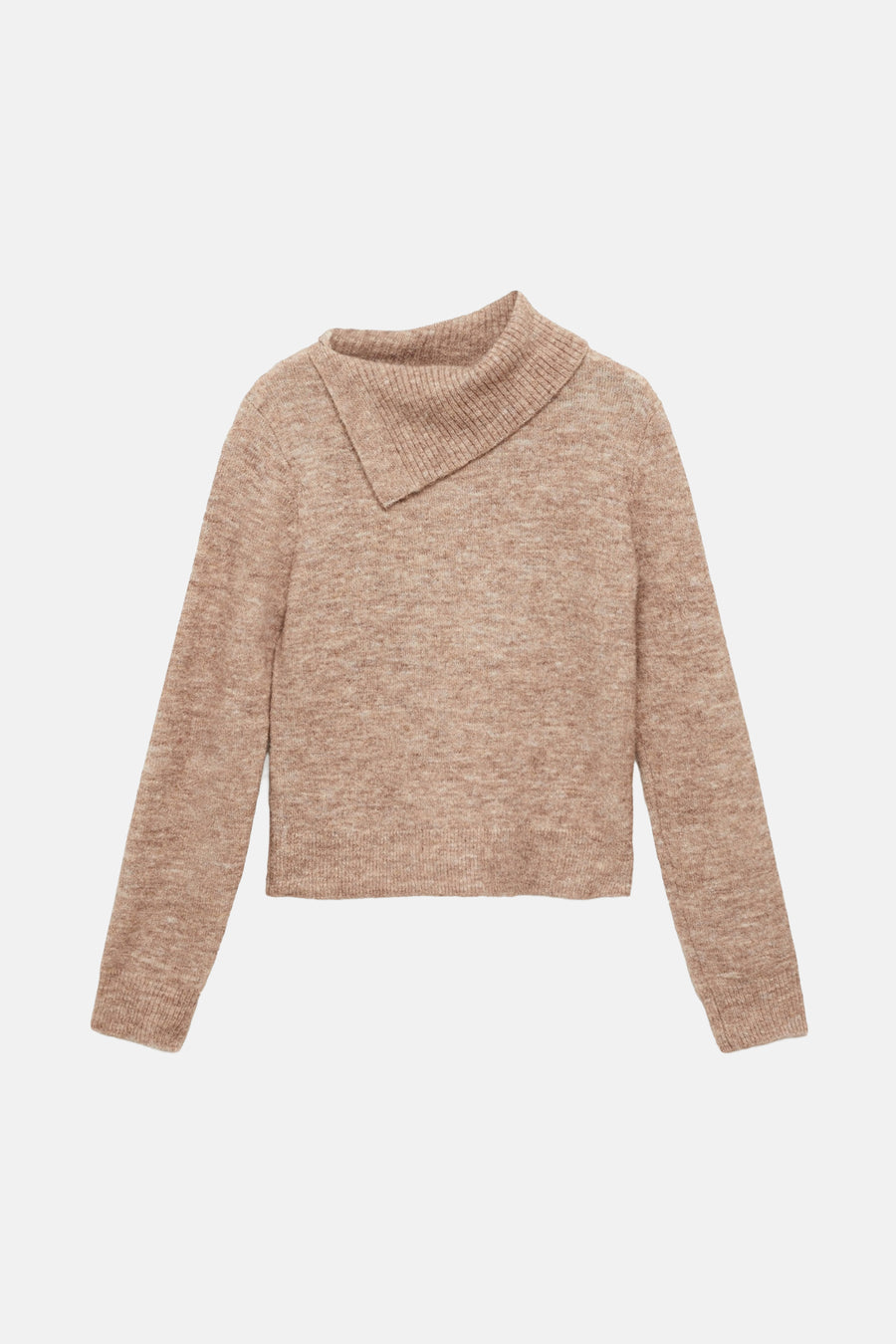 Trui met rolkraag Beige - Mango