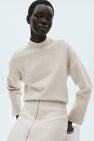Trui met ronde hals Beige - Mango
