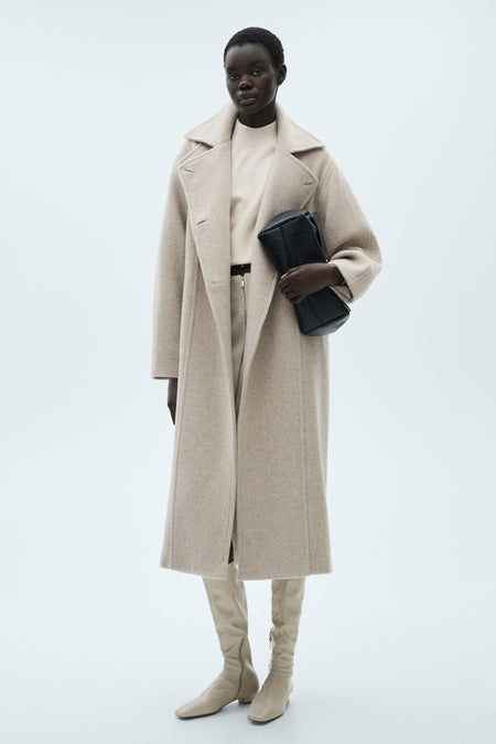 Trui met ronde hals Beige - Mango