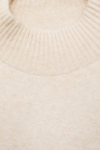 Trui met ronde hals Beige - Mango