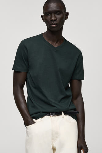 T-shirt (korte mouwen) Groen - Mango