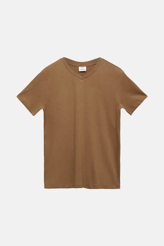 T-shirt (korte mouwen) Bruin - Mango