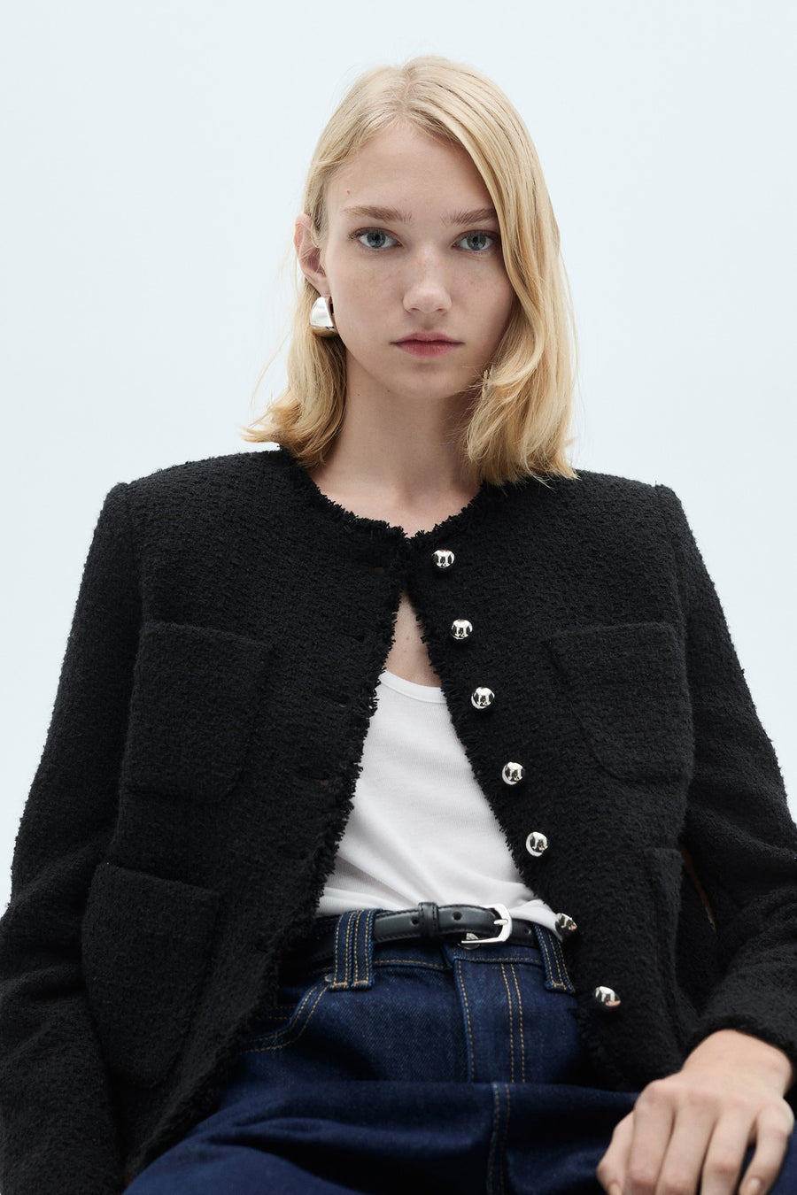 Blazer Zwart - Mango