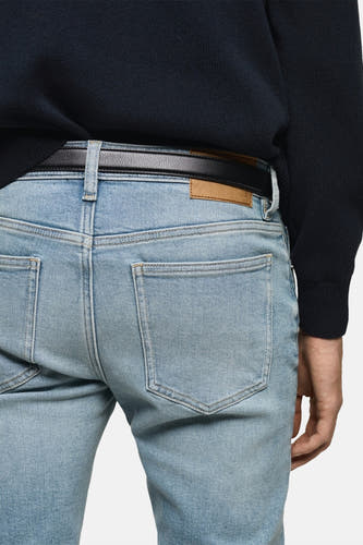 Jeans slim Light blue denim - Mango