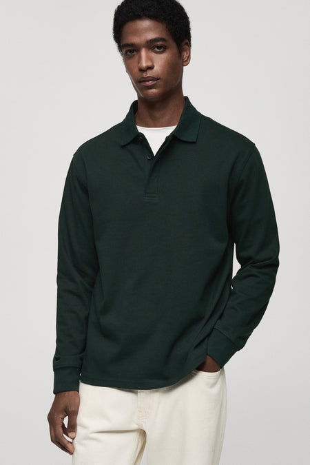 Sweater met ronde hals Groen - Mango