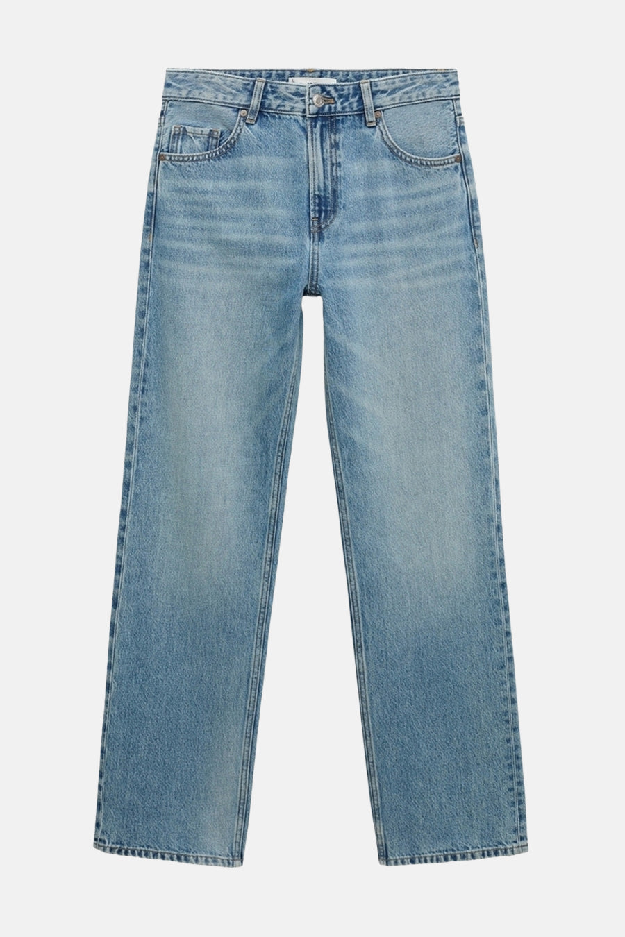 Jeans straight Light blue denim - Mango