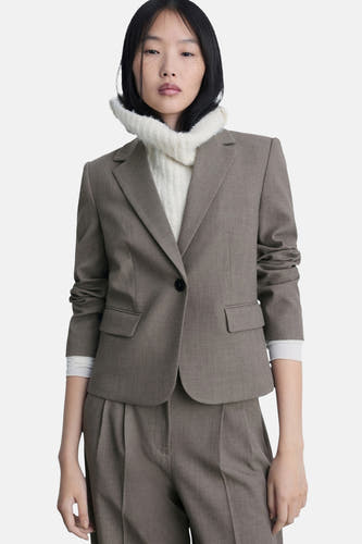 Blazer Bruin - Mango