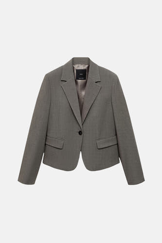 Blazer Bruin - Mango