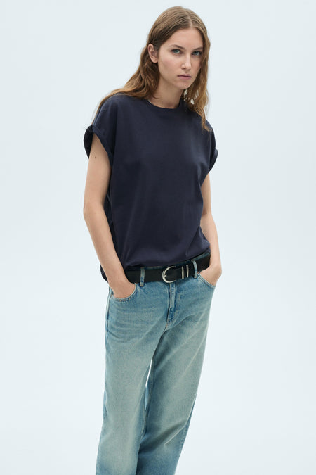 Top (korte mouwen) Blauw - Mango