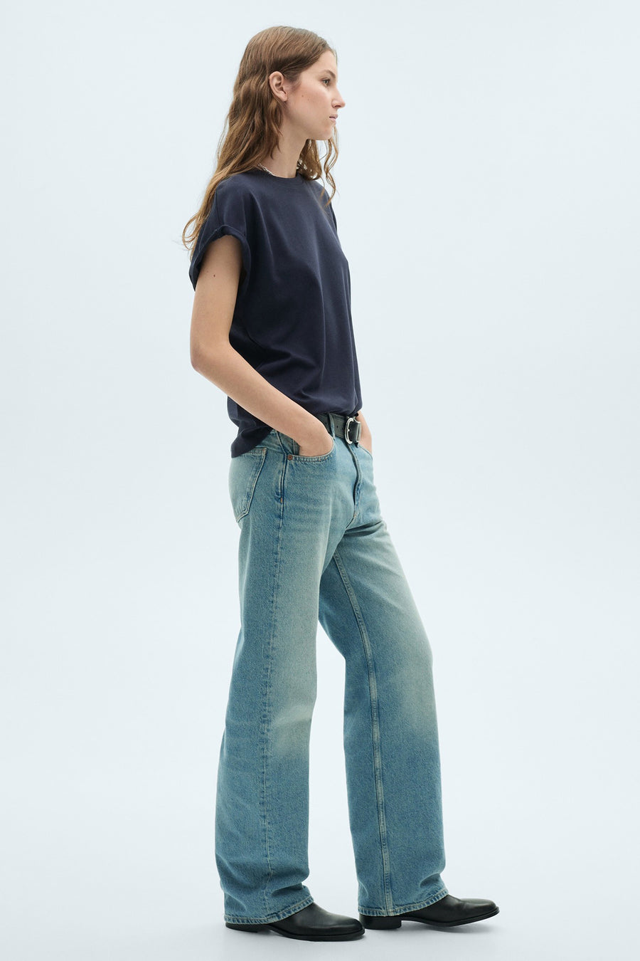 Top (korte mouwen) Blauw - Mango
