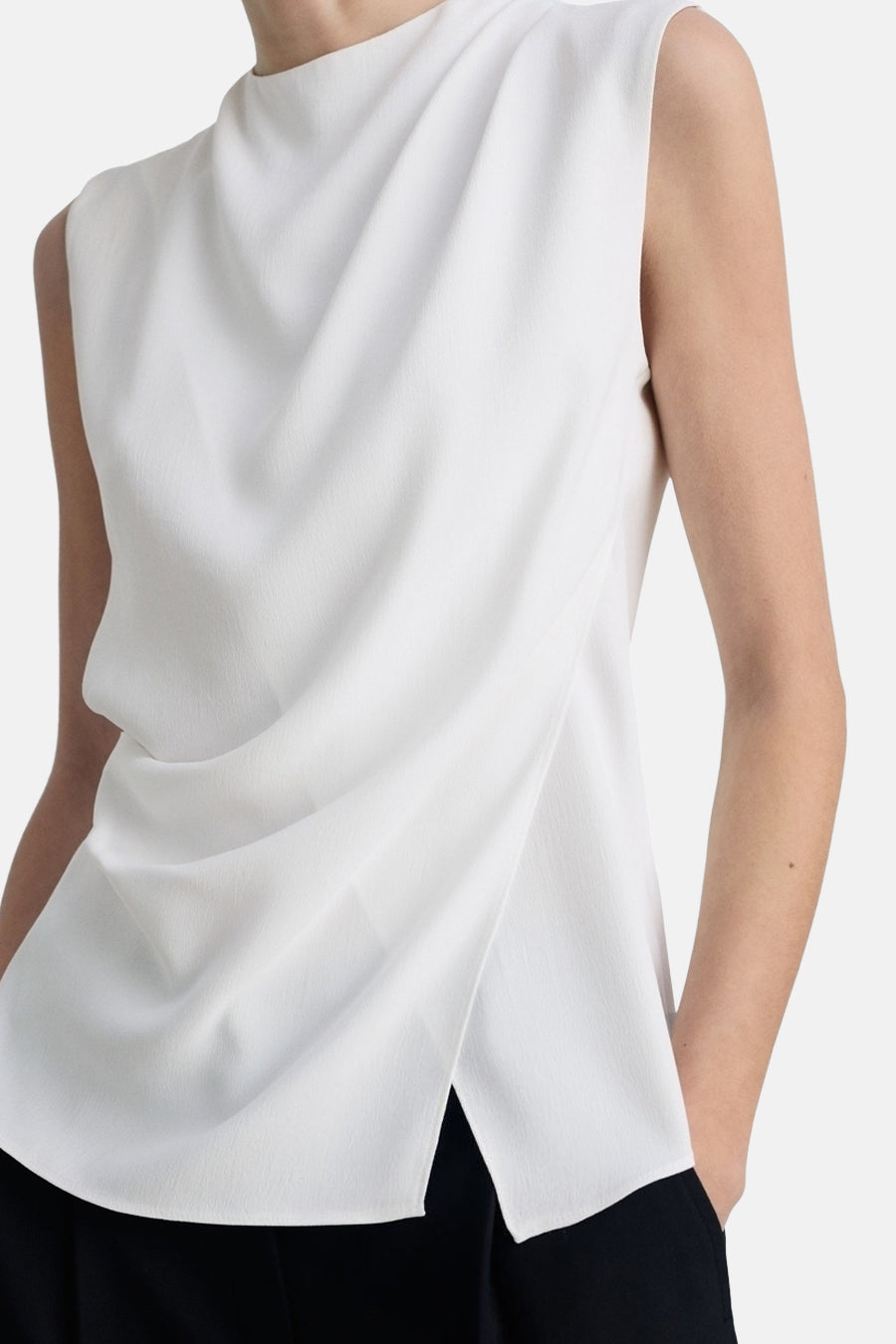 Blouse (zonder mouwen) Wit - Mango