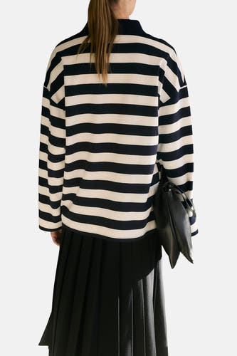 Sweater met ronde hals Blauw - Mango