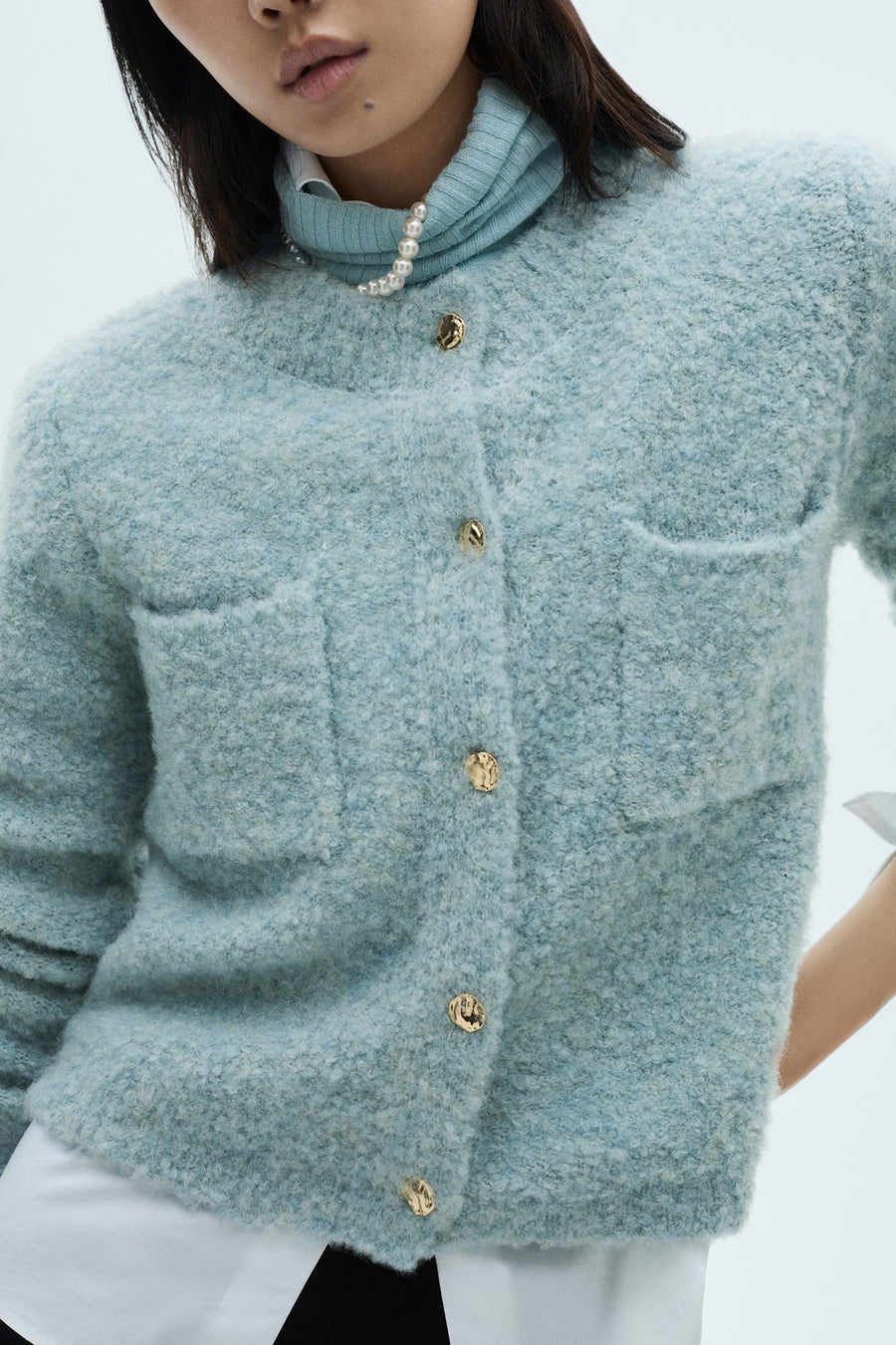 Gilet Blauw - Mango