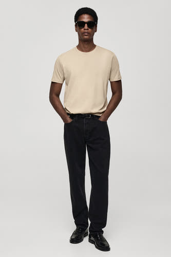T-shirt (korte mouwen) Beige - Mango