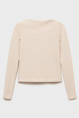 Top (lange mouwen) Beige - Mango