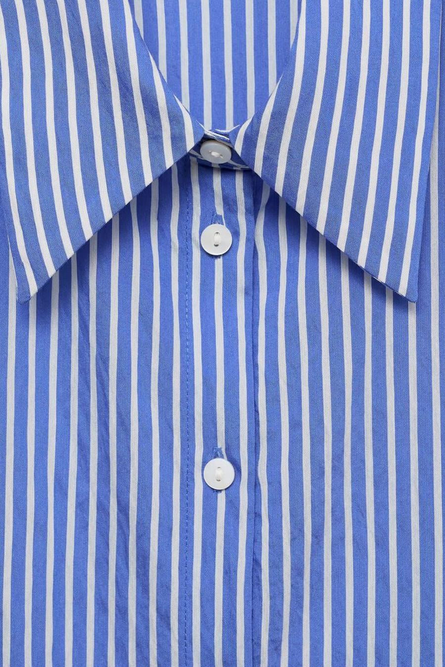 Hemd (lange mouwen) Blauw - Mango