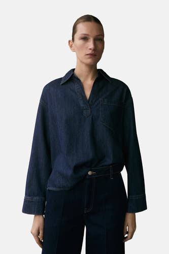 Blouse (lange mouwen) Denim - Mango