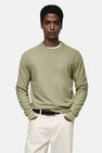 Trui met ronde hals Groen - Mango