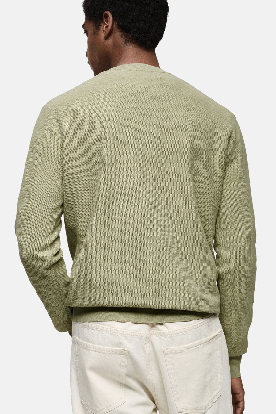 Trui met ronde hals Groen - Mango