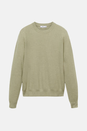 Trui met ronde hals Groen - Mango