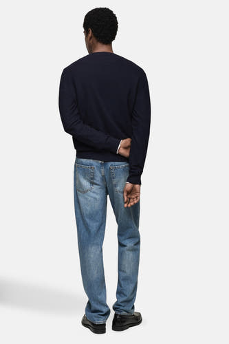 Trui met ronde hals Blauw - Mango
