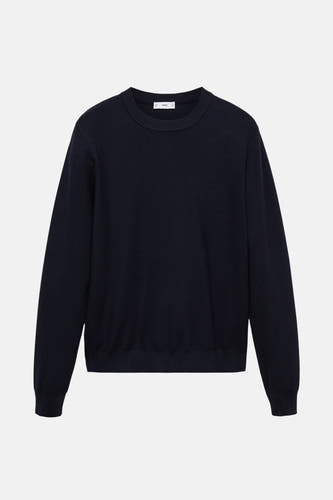 Trui met ronde hals Blauw - Mango