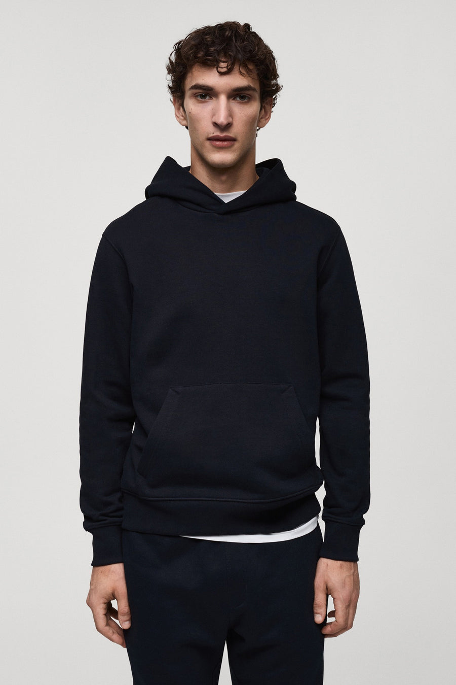 Sweater met kap Blauw - Mango
