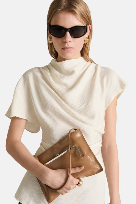 Blouse (korte mouwen) Wit - Mango