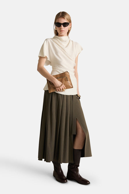 Blouse (korte mouwen) Wit - Mango