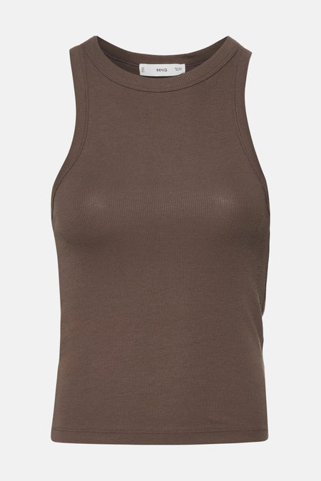 Tanktop Bruin - Mango