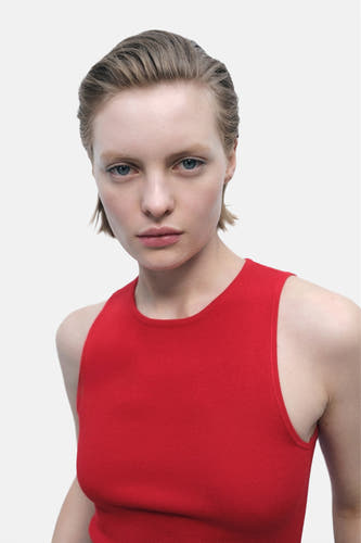 Top (zonder mouwen) Rood - Mango