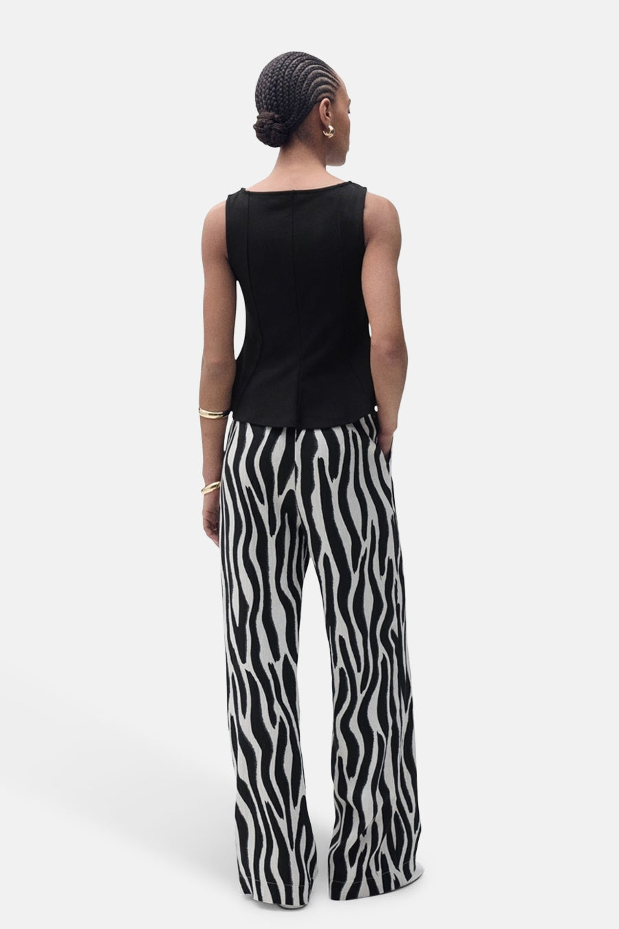 Top (zonder mouwen) Zwart - Mango