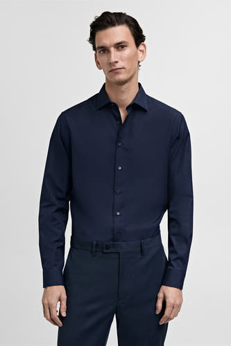 Hemd (lange mouwen) Blauw - Mango