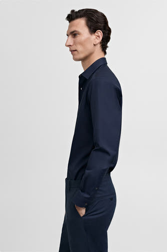 Hemd (lange mouwen) Blauw - Mango