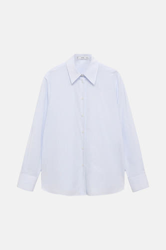 Hemd (lange mouwen) Blauw - Mango