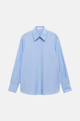 Hemd (lange mouwen) Blauw - Mango