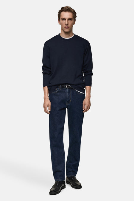 T-shirt (lange mouwen) Blauw - Mango