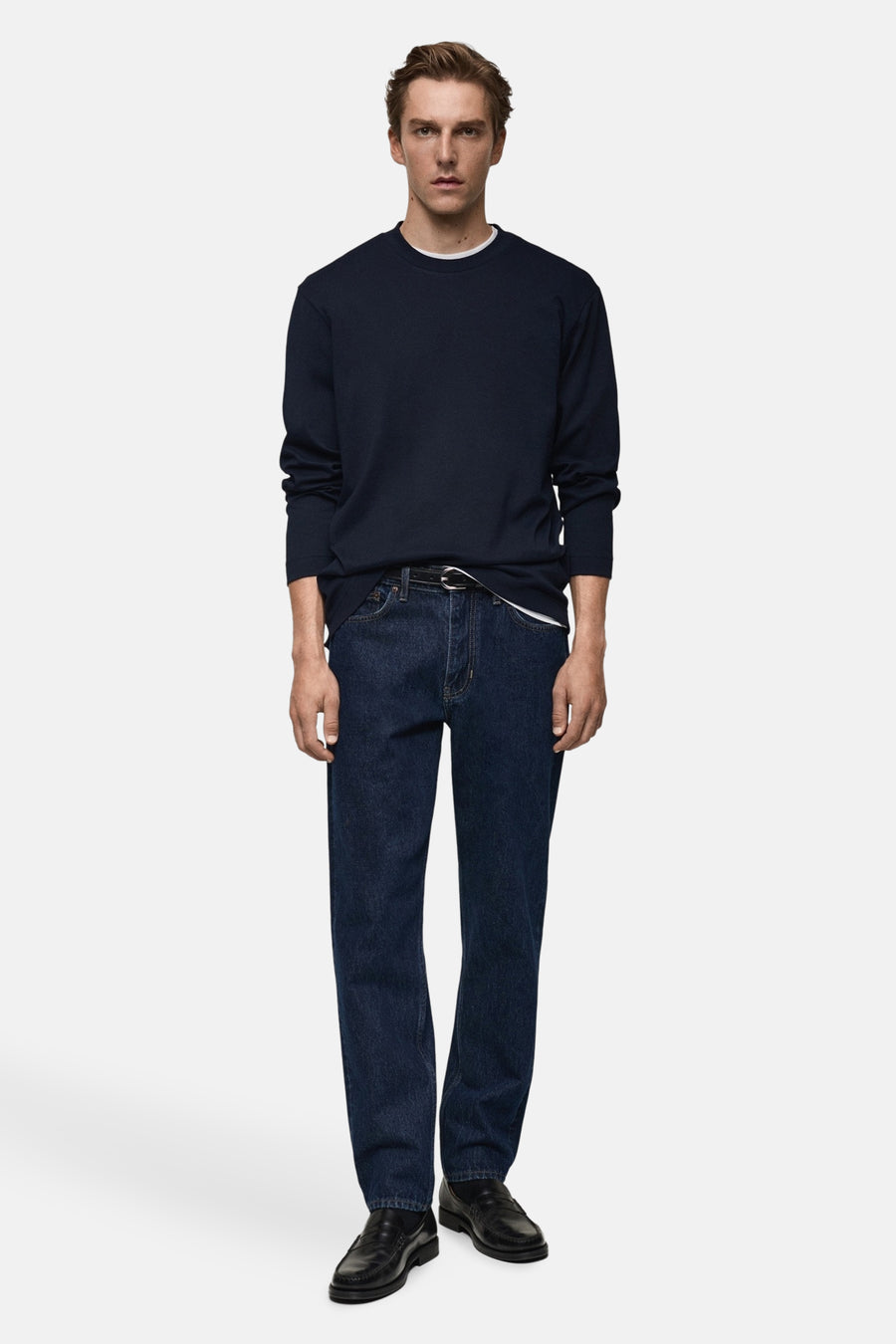 T-shirt (lange mouwen) Blauw - Mango