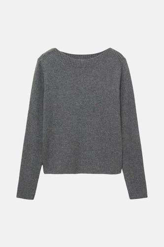 Trui met ronde hals Zwart - Mango