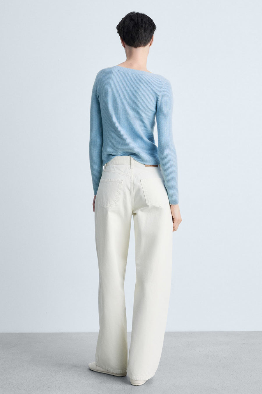 Trui met ronde hals Blauw - Mango