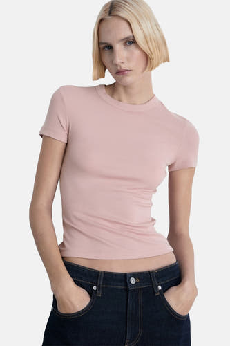 Top (korte mouwen) Roze - Mango